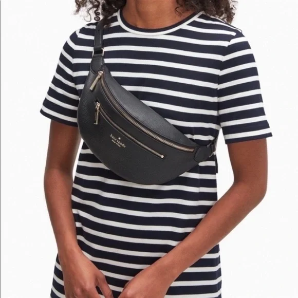 Kate Spade Leila Belt Bag Crossbody Black - Picture 2 of 9